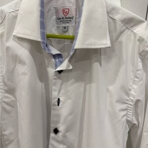 White Button Down Shirt for Kids